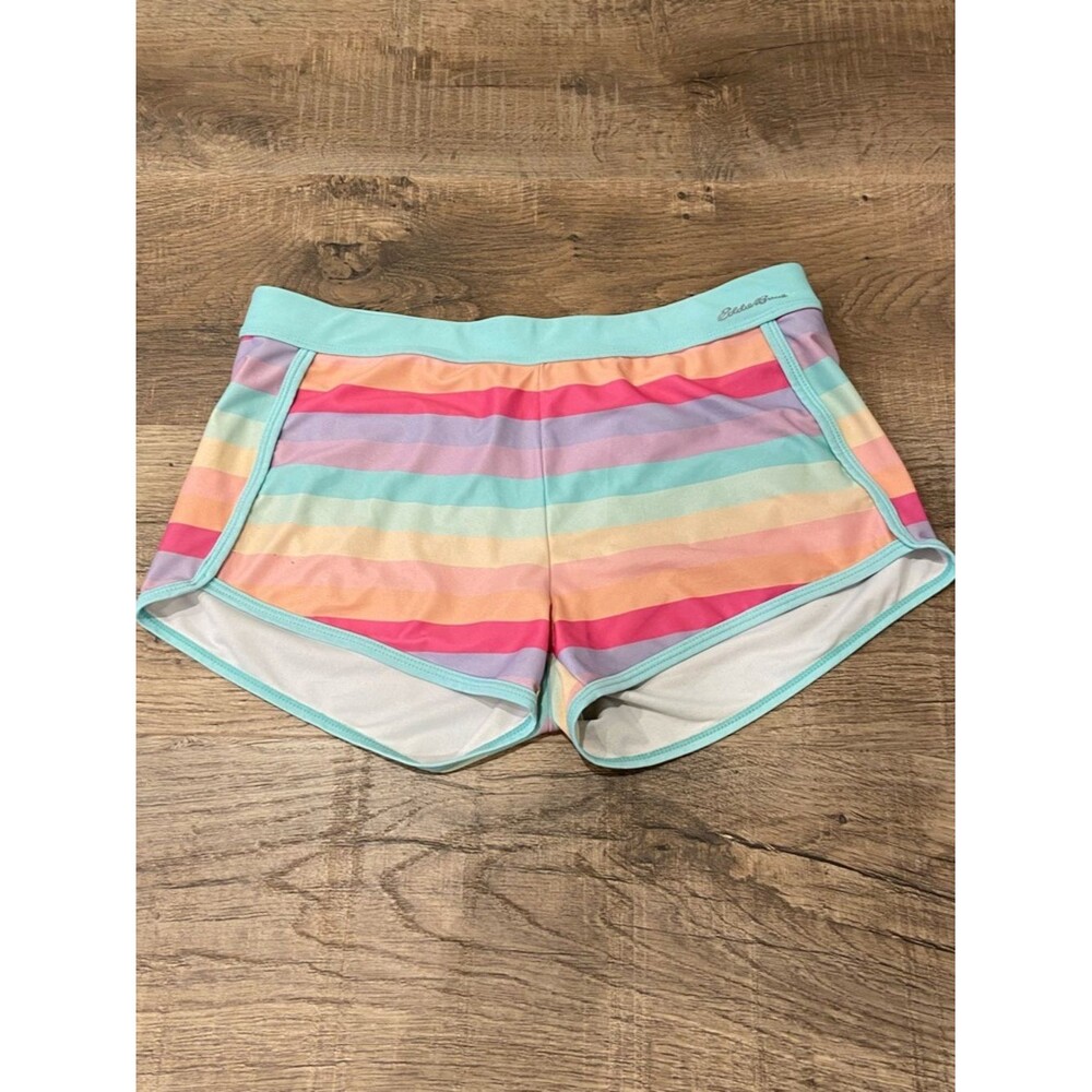 Eddie Bauer Kids Pastel Rainbow Athletic Shorts Play Shorts